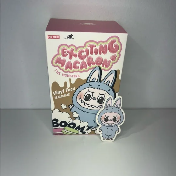 Pop Mart The Monsters Exciting Macaron Sea Salt Coconut Labubu Pendant Blind Box - Picture 5 of 12